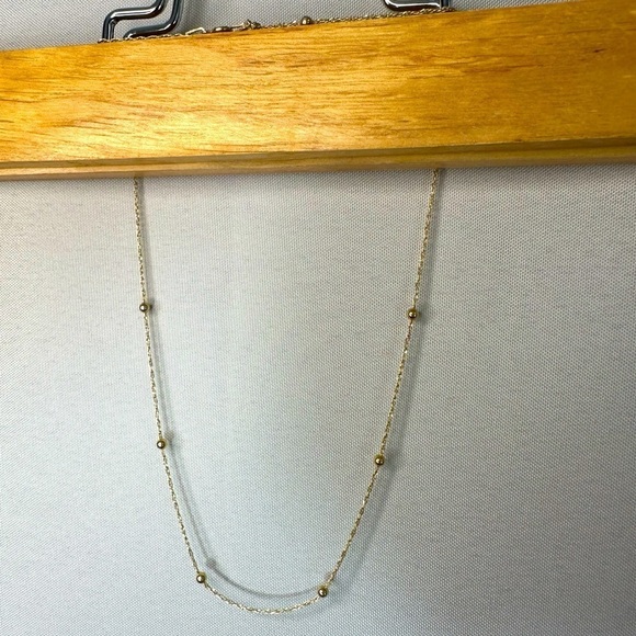 Womens 925 Italy Gold plated Chain Necklace Statement Bib - Picture 4 of 6